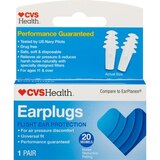 CVS Health Ear Plugs, 1 Pair, thumbnail image 1 of 2