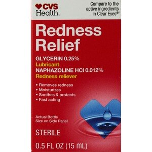 CVS Health Redness Relief Eye Drops, 0.5 OZ