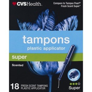 CVS Health Tampons Super Absorbency Fresh Scent