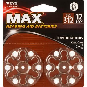 CVS Hearing Aid Batteries, Size 312, 12 ct