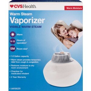 CVS Health 2100cvs - Vaporizador  de  vapor  caliente