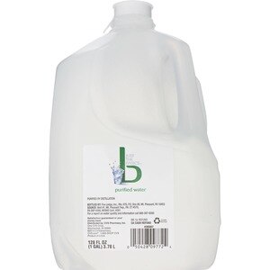 Just The Basics Purified Water, 128 OZ