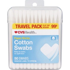  CVS Health Cotton Swabs Paper Sticks 