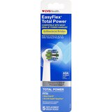 CVS Health EasyFlex Total Power Anti-Bacterial Replacement Brush Heads, 5 CT, thumbnail image 1 of 7