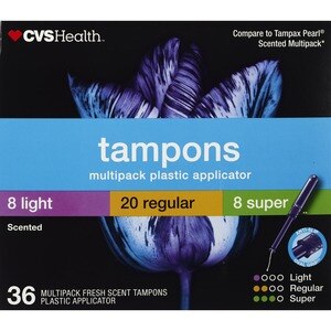 CVS Health Tampons Multi-Pack Fresh Scent