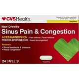 CVS Health Sinus Pain & Congestion Acetaminophen Caplets, thumbnail image 1 of 4