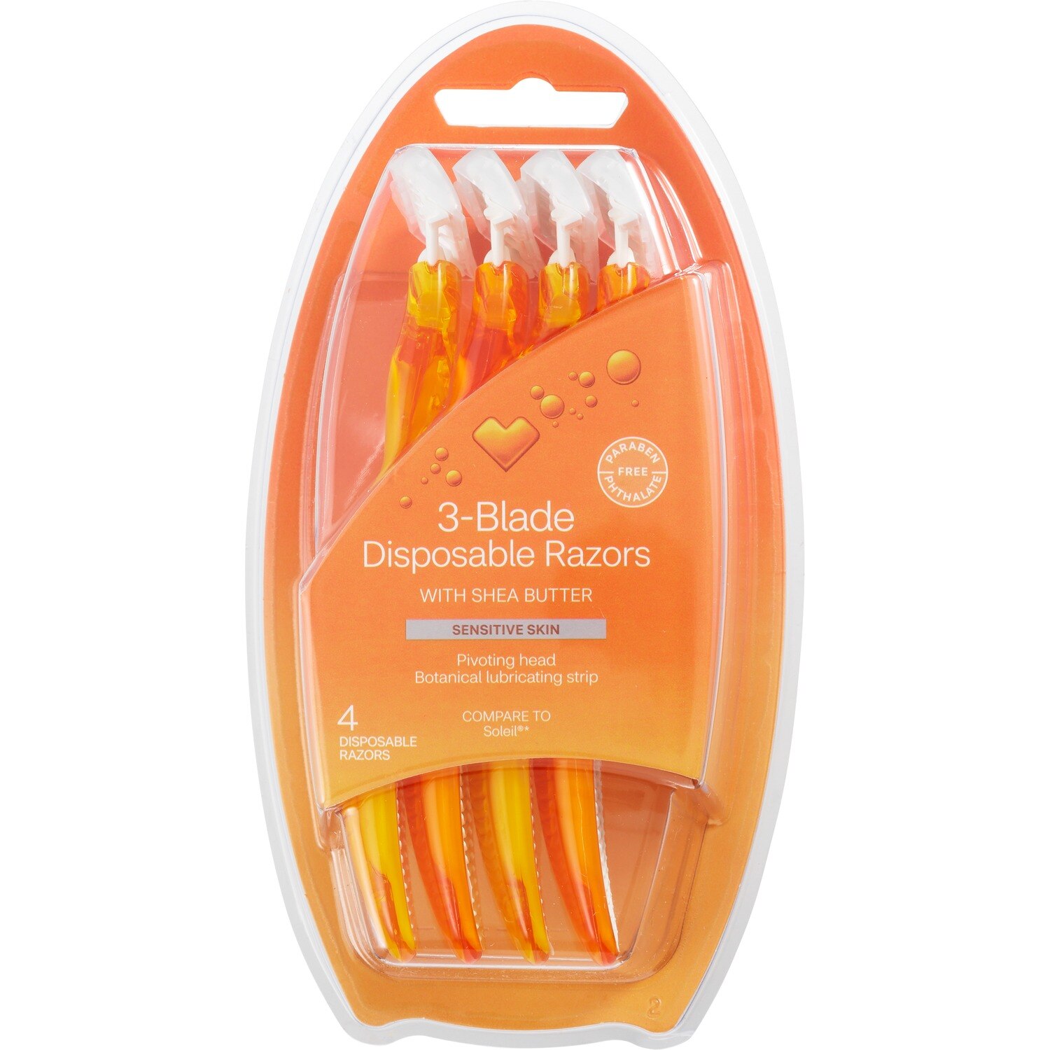 Beauty 360 Beauty 3-Blade Women's Disposable Razors, 4 Ct , CVS