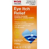 CVS Health Eye Itch Relief- Ketotifen Fumarate Ophthalmic Solution, 0.035%, 0.17 fl oz, thumbnail image 1 of 7