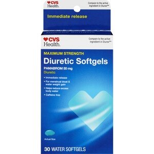 CVS Health Diuretic Soft Gels Maximum Strength