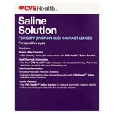 CVS Health Saline Solution for Soft Hydrophilic Contact Lenses, 12 OZ, Twin Pack, thumbnail image 3 of 6