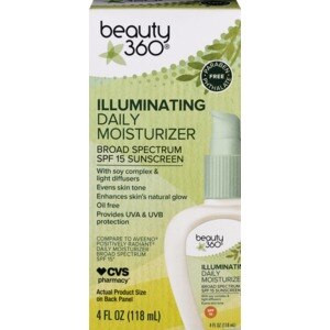  Beauty 360 Luminous Daily Moisturizer SPF 15, 4 OZ 