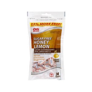 CVS Health Sugar Free Honey Lemon Cough Drops