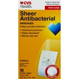 CVS Health Sheer Anti-Bacterial Bandages, thumbnail image 1 of 5