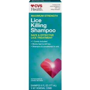 CVS Health Lice Killing Shampoo, Maximum Strength, 6 Oz