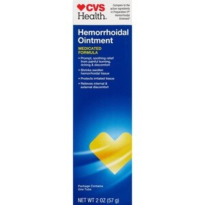 CVS Health Hemorrhoidal Ointment, Relief from Burning, Itching and Discomfort of Hemorrhoids