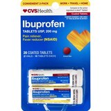 CVS Health Ibuprofen Tablets 200mg Coated, thumbnail image 1 of 4