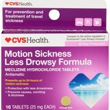 CVS Health Motion Sickness Less Drowsy Formula Tablets, 16 CT, thumbnail image 1 of 3
