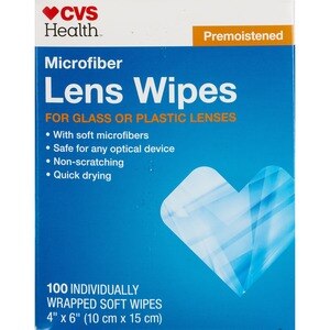  CVS Health Premoistened Lens Wipes, 80CT 