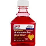 CVS Health Extra Strength Acetaminophen Pain Reliever & Fever Reducer 500 MG Liquid, Cherry, 8 FL OZ, thumbnail image 5 of 6