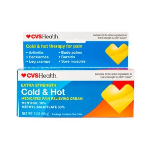 CVS Health Cold & Hot - Crema para aliviar el dolor, potencia extra