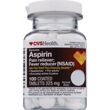 CVS Health Regular Strength Aspirin 325 MG Coated Tablets, 100 CT, thumbnail image 1 of 5