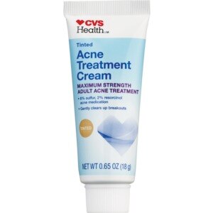 cvs tinted acne treatment cream maximum strength 0 65 oz cvs com