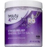 Beauty 360 Stress Relief Mineral Bath Salts, 24.99 OZ, thumbnail image 1 of 2