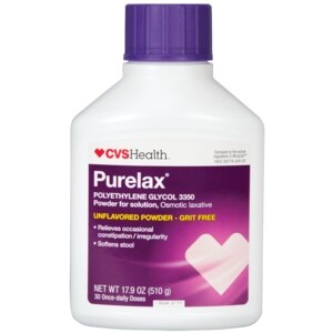 CVS Health Original Prescription Strength Purelax Laxative Powder, 30 Dose