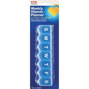 CVS Health Weekly Vitamin Planner Large Assorted Colors