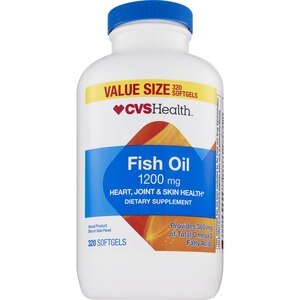  CVS Health Fish Oil Softgels 1200mg 