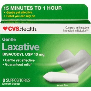 Dulcolax 10 Mg Laxative Suppositories - 16 Ea 