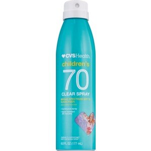 CVS Health - Protector solar en spray transparente para niños, 6 oz, FPS 50