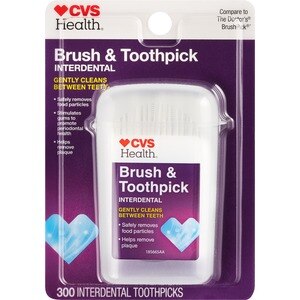 CVS Health Interdental Brush & Toothpick, 300 Ct