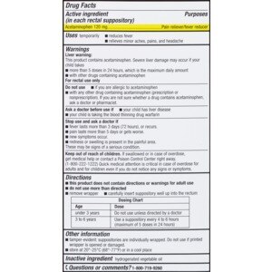 Feverall Dosage Chart