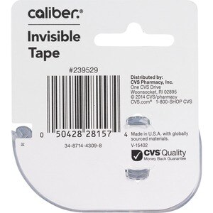 Caliber Invisible Tape Cvs Pharmacy Caliber Invisible Tape Cvs Pharmacy