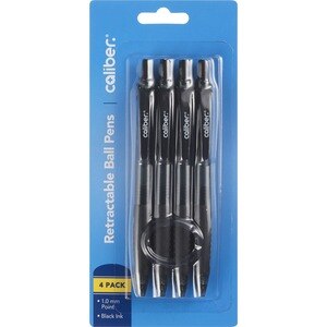  Caliber Medium Point Retractable Ball Pens 