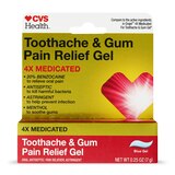 CVS Health Severe Toothache & Gum Relief Gel, Triple Medicated, 0.25 OZ, thumbnail image 1 of 12