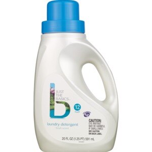 Just The Basics Liquid Laundry Detergent, Fresh Scent, 20 OZ