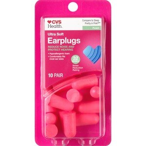 CVS Health Ultra Soft Earplugs, 10 Pair - 20 Ct
