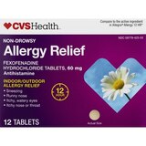 CVS Health Non-Drowsy 12HR Allergy Relief Fexofenadine HCl 60mg, 12 CT, thumbnail image 1 of 7
