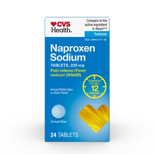 CVS Health Naproxen Sodium 220 MG Tablets, 24 Ct