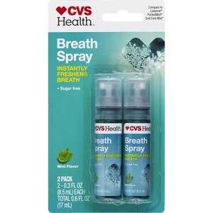 CVS Health Breath Spray, Mint, 0.3 OZ, 2 Ct