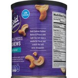 Gold Emblem Cashews Halves & Pieces, Light Sea Salt, 18 oz, thumbnail image 2 of 4