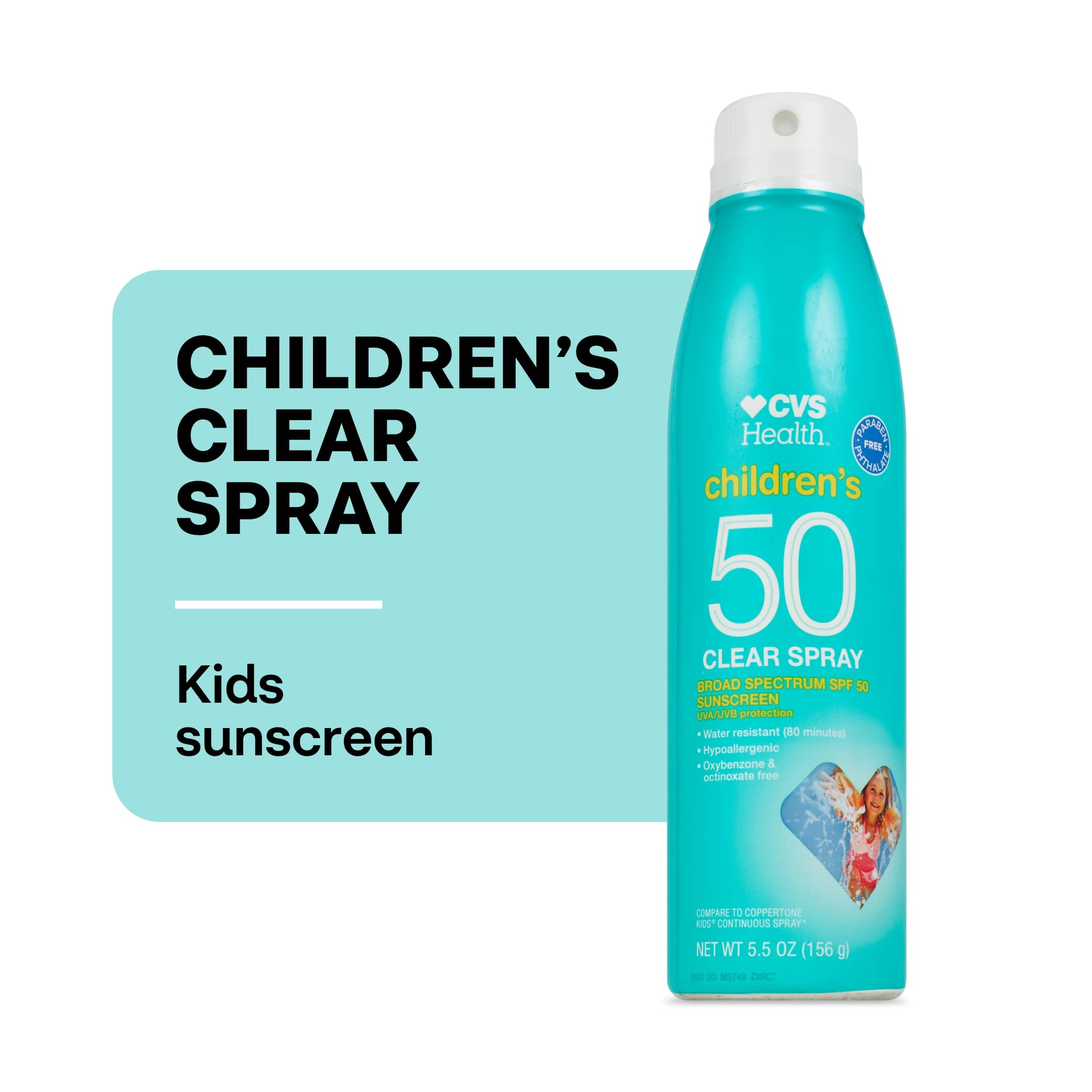 CVS Health Children's Clear Spray Sunscreen