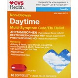 CVS Health Non-Drowsy Daytime Multi-Symptom Cold/Flu Relief Softgels, thumbnail image 1 of 4