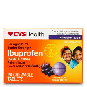 Junior Strength Ibuprofen Dosage Chart