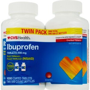 CVS Health - Ibuprofen en tabletas recubiertas, 200 mg