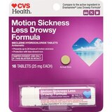 CVS Health Motion Sickness Less Drowsy Formula Tablets, 16 CT, thumbnail image 1 of 4