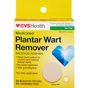 CVS Health Plantar Wart Remover, 24 Ct