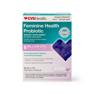  CVS Health Feminine Health Probiotic Capsules 